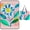 Huang, variant on Blue Floral Pattern Sparkling Night Design Outdoor Picnic Blanket, Foldable Waterproof Beach Mat, Portable Beach Blanket for Beach Camping, Hiking, Family Concerts