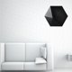 thumbnail image 5 of Nordic Hexagon Storage Rack Geometric Wall-mounted Storage Shelf Unique Home Wall Organizer Living Room Bedroom Decor (Black), 5 of 5
