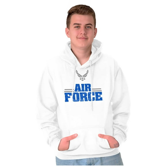 US Air Force Official USAF Wings Logo Hoodie Sweatshirt Women Men Brisco Brands M