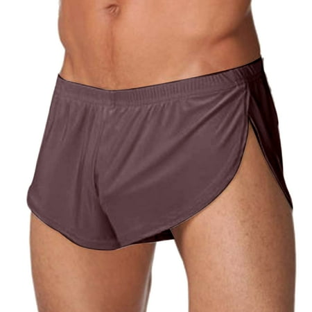 

Gubotare Mens Underwear Mens Briefs with Pouch Soft Low Rise Underwear Stretch Tagless Bikini Coffee S