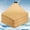 Wheat, variant on Outdoor Sun Shade Cloth, 6’ x 6’, Pergola, Deck, and Backyard Patio Sunshade with UV Protection, Heat Resistant HDPE Material, Reinforced Grommets ,Wheat.