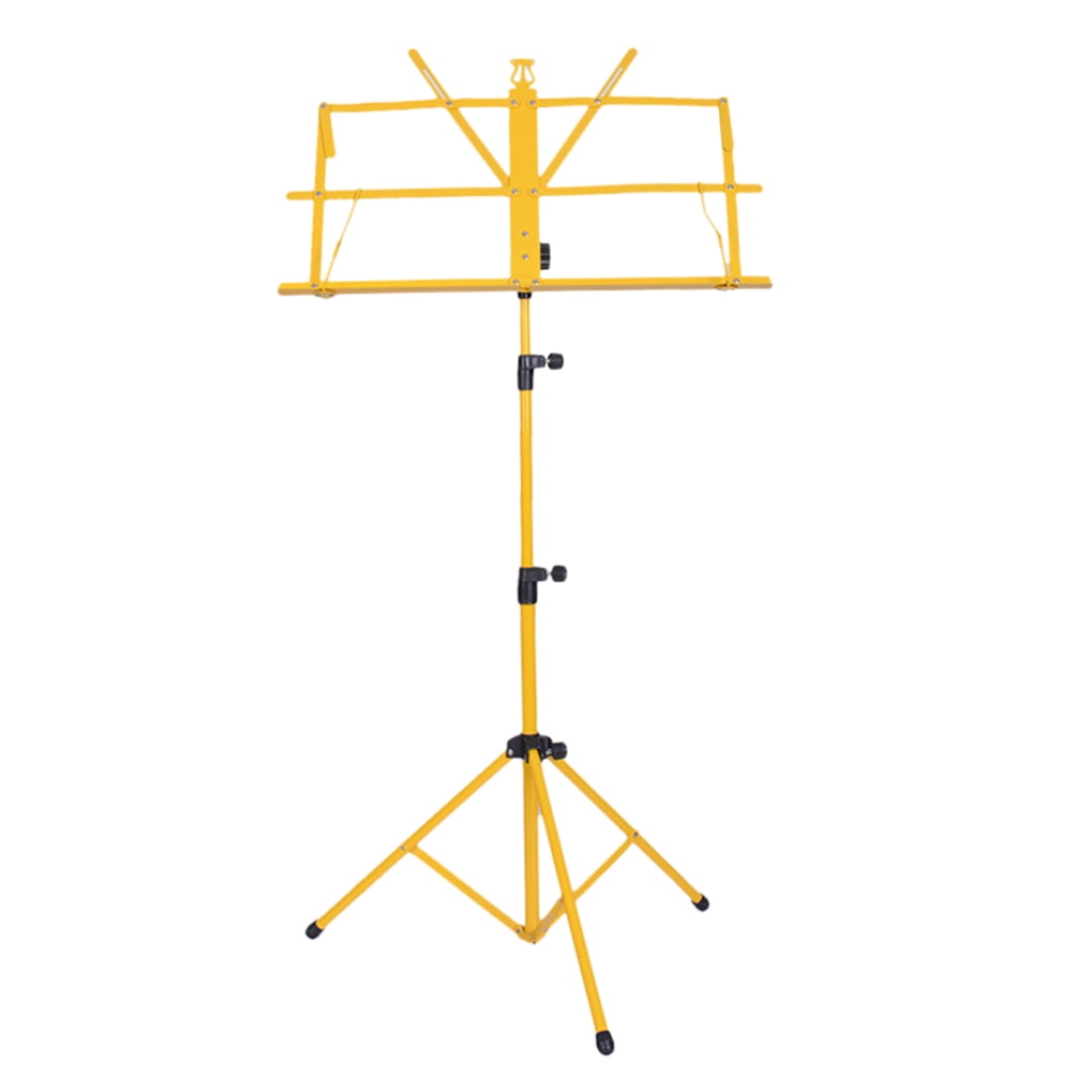 HEMOTON  Guitar Music Stand Folding Adjustable Song Height Lightweight