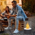 thumbnail image 6 of Big Portable Bio-Ethanol Fireplace for Home Patio Garden(Black Base), 6 of 12