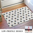 thumbnail image 3 of Black Dog Puppy Paw Door Rugs,Washable Non Slip Door Mats Indoor,Decorative Door Mats,Entry Mat Indoor for Entrance,Bedroom,Kitchen,Bathroom,16"x24", 3 of 6