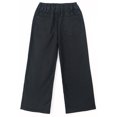 thumbnail image 2 of KIDSCOOL SPACE Toddler & Big Girls Jeans, 18M-13T Simple Desgin Ribbed Waist Stretch Denim Pants,Black,9-10 Years, 2 of 6