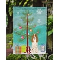 thumbnail image 3 of Carolines Treasures BB4156GF Merry Christmas Tree Russian Spaniel Flag Garden Size, 3 of 3