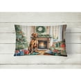 thumbnail image 3 of Rhodesian Ridgeback Cozy Christmas Throw Pillow 12 in x 16 in, 3 of 4