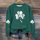 thumbnail image 4 of Vestido de Manga Larga una Línea para las Mujeres de San Patricio Día de Impresión de Lana Forrado Vestido con Capucha, Vestido Casual de Manga Larga con Suéter de Cuello Redondo, Vestido de Invierno, 4 of 5