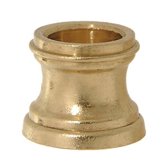 B&P Lamp® 9/16" Ht., Brass Neck, Slips 1/8 Ip, Burnish & Lacq.