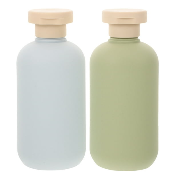 ColoMX Botellas exprimibles de viaje recargables, loción, champú y acondicionador, 2 uds.