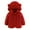 Red, variant on Hotiary Infant Baby Boys Girls Fleece Hooded Jacket Coat with Bear Ears Toddler Warm Solid Color Zipper up Outwear Kids Fall Winter Clothes for 6 Months-6 Years