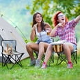 thumbnail image 6 of YAZAOO Camping Chairs Modern Corgi on Beach Pattern Folding chair, 6 of 8