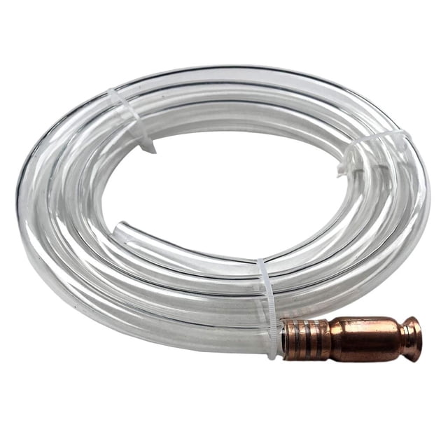 Manguera De Sifón, Bomba De Sifón De Gas Para Transferencia De / Combustible / Agua, Manguera De Autoaspiración De Seguridad (59 Pulgadas) Soledad Manguera de bomba de transferencia de líquido