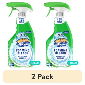 Scrubbing Bubbles Foaming Bleach Bathroom Cleaner, 2 Pack