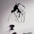 thumbnail image 1 of Adhesivo de pared con diseño icónico de Michael Jackson, leyenda del pop, 1 of 1