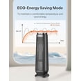 thumbnail image 3 of Pelonis Space Heater Portable for Indoor Use, 23 Inch Electric Heater with remote for Bedroom, 1500W PTC Fan Heater with Overheating&amp; tip-over Protection, Quiet, Energy Efficient,, 3 of 6