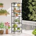 thumbnail image 5 of IZEUK 8 Tier 2000 lbs Storage Shelves, Separable Shelf Organizer for Pantry Closet, 23.6" W x 13.8" D x 79.5" H, Black, 5 of 6