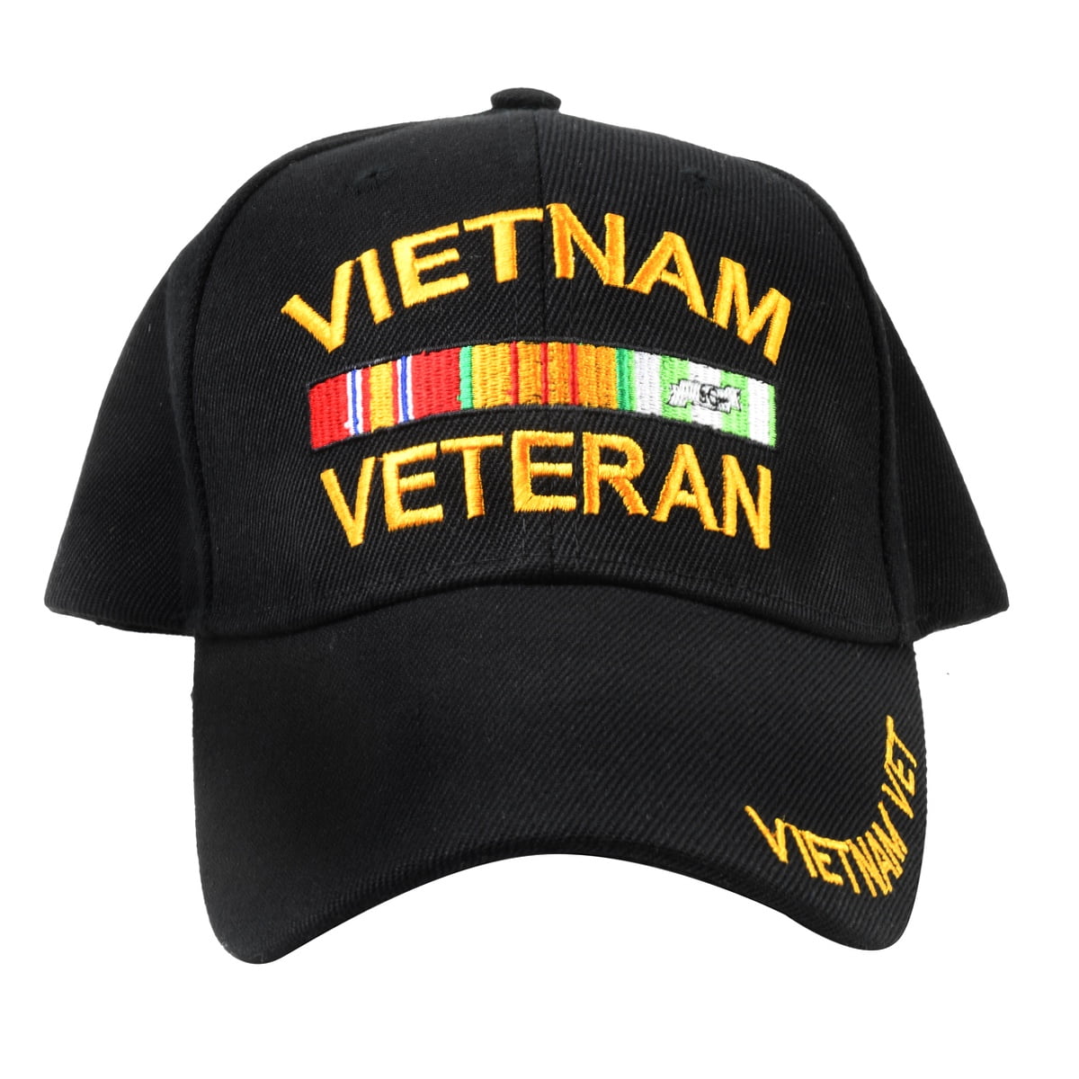Vietnam War Veteran Ribbon Baseball Cap Embroidered Military Ball Hat US  Vet Gift