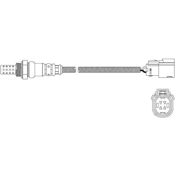 Downstream Oxygen Sensor - Compatible with 2012 - 2018 Ford Focus 2.0L 4-Cylinder 2013 2014 2015 2016 2017