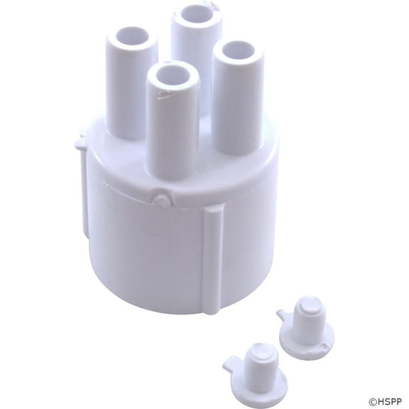 Waterway 672-4040 1" Slip x 0.37" Barb 4-Port Transition Pool and Spa Manifold