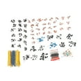 thumbnail image 4 of Kit de componentes electrónicos, 1400 Piezas Componentes electrónicos Resistencia de película metálica Condensador electrolítico de cerámica Transistor Kit de diodo LED para Bricolaje, 4 of 7