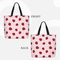 thumbnail image 2 of Balery Strawberry Bolsa de Mano para Mujeres con Cremallera, Bolsa de Gimnasio con Compartimentos, Bolsa para Laptop, Bolsa para Trabajo, 2 of 7