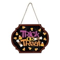 thumbnail image 2 of Home Decor Halloween Skeleton Decorations Door Hanger Sign Plastic Halloween Welcome Sign With Rope For Spook Y Halloween House Door Wall Decorations, 2 of 4