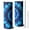 Blue Tie Dye, variant on 20oz Colorful Tropical Leaf Pattern Skinny Tumblers Stainless Steel Tumbler with Lid and Straw,Vacuum Insulated Double Wall Travel Tumbler Cups with Cleaning Brush for Coffee,Tea