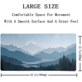 thumbnail image 2 of Landscape Mouse pad XXL Extended Rectangular Gaming Mouse Mat Large Mountain Mousepad Keyboard Office Desktop Waterproof Stitched Edges Desk Pads(Size:35.4x15.7in), 2 of 6