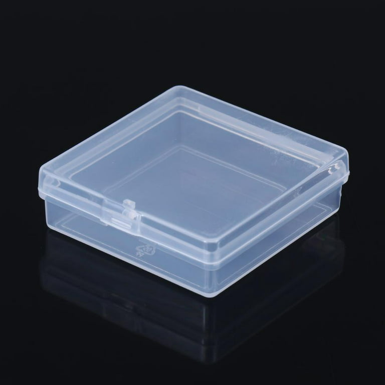 ANQLRMD Medium Storage Containers Boxes with Lids, Multi-size Clear Plastic  Empty Box 15Pack | Accessories & Parts Storage for Nail Art, Board Game