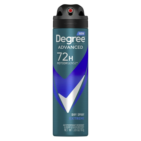 Pack Of 2 Degree Men 72 Hr Advanced Antiperspirant Deodorant Dry Spray - Extreme - 3.8 oz (Packaging May Vary)