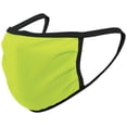 thumbnail image 2 of Augusta B520269708 Adult 3-Ply Mask, Safety Green - One Size, Multiples of 12, 2 of 5