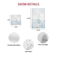 thumbnail image 7 of Blue Seahorse Coastal Kitchen Dish Towels for Drying Dishes Set of 2, Summer Beach Nautical Ocean Coral Waffle Weave Microfiber Hand Tea Bathroom Towels Quick Dry & Absorbent Towel 15.7x23.6, 7 of 7