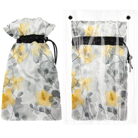 

Josid Floral Pattern Reusable Outdoor Faucet Insulation Covers Waterproof and Freeze-Resistant Spigot Protector Bags 2 Pack 11 x 6.9