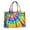 Colorful Rainbow Tie, variant on Large Capacity Tote Bag,Colorful Rainbow Tie Dye Spiral Pattern Handbag Fashion Luxury Tote Bag,15.7"x13"x 5.1" Inches,Laptop Compatible