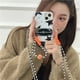 thumbnail image 2 of iPhone 11 12 13 14 Plus PRO MAX iPhone14 iPhone14Pro INS Estrella Inglesa Con Cordón Funda Blanda, 2 of 3
