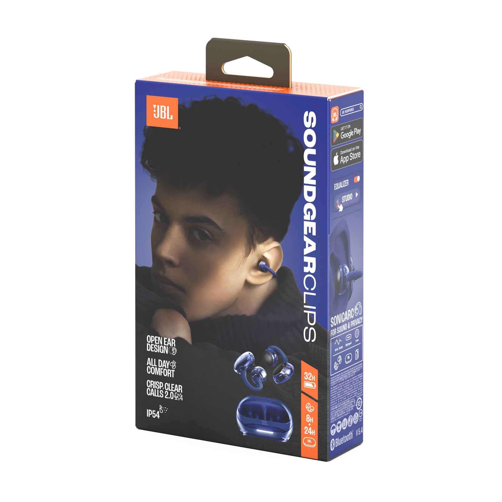 JBL Soundgear Clips - True wireless open-ear headphones - Blue