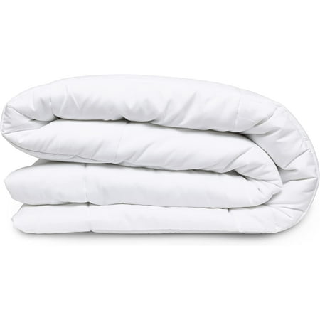 Danjor Linens Duvet Insert - Comforter for Twin Size Bed Microfiber  White