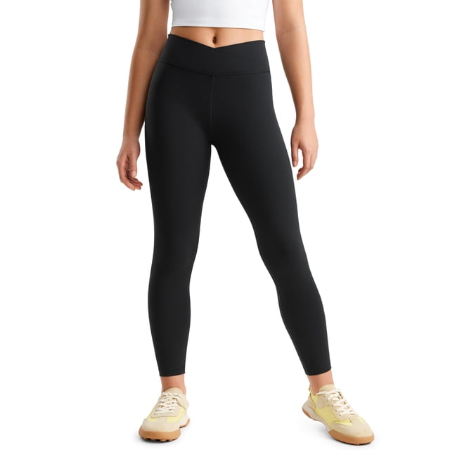 Pantalones CRZ YOGA Butterluxe Cintura Cruzada Negro Talle S