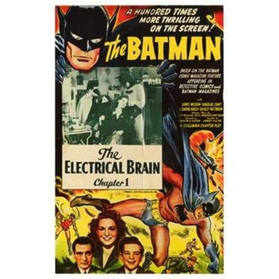 Pop Culture Graphics MOV200685 Batman Movie Poster, 11 x 17