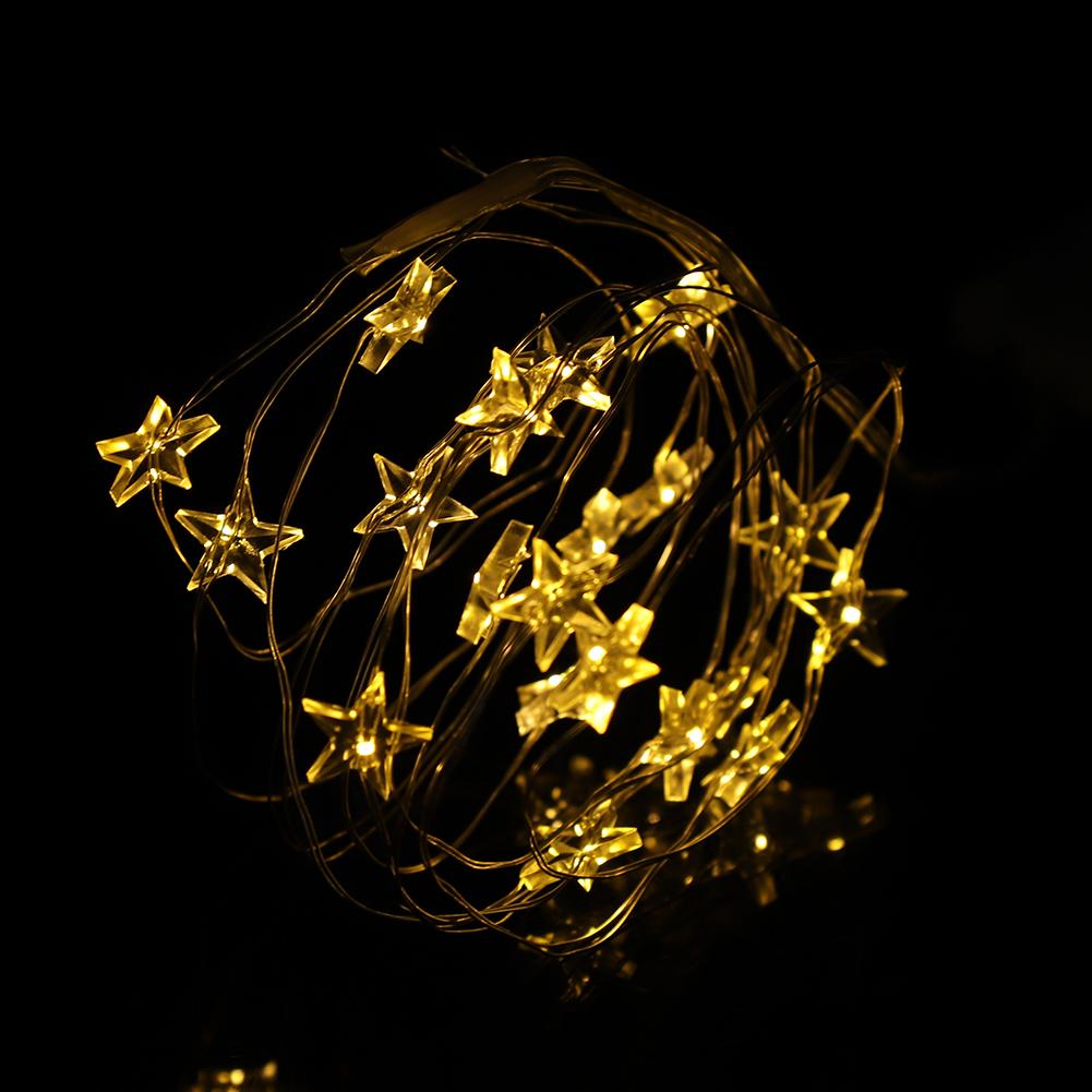 Mgaxyff 50LED Fairy Lights Romantic Christmas Wedding Party Decor