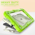 thumbnail image 6 of ELEHOLD for Samsung Galaxy Tab A 8.0 (2019) SM-T290/SM-T295 Ragged Case, Soft Silicone Hard PC Shoulder Strap Built-Kickstand Anti-Drop Shockproof Heavy Duty Protective Cover Case,, 6 of 10