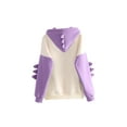 thumbnail image 2 of FOCUSNORM Mode Décontractée pour Femmes Sweat à Capuche Imprimé Dinosaure Manches Longues, 2 of 6