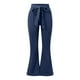 thumbnail image 3 of WILLBEST Pantalones Mujer Pantalones Vaqueros de Cintura Alta, Elásticos, Acampanados y de Pierna Ancha para Mujer, Cómodos Pantalones Vaqueros de Corte Acampanado, Pantalones Casuales. Chica, 3 of 4