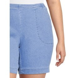 JMS Just My Size by Hanes Women's Plus Size 2 Pocket Pull-On Shorts