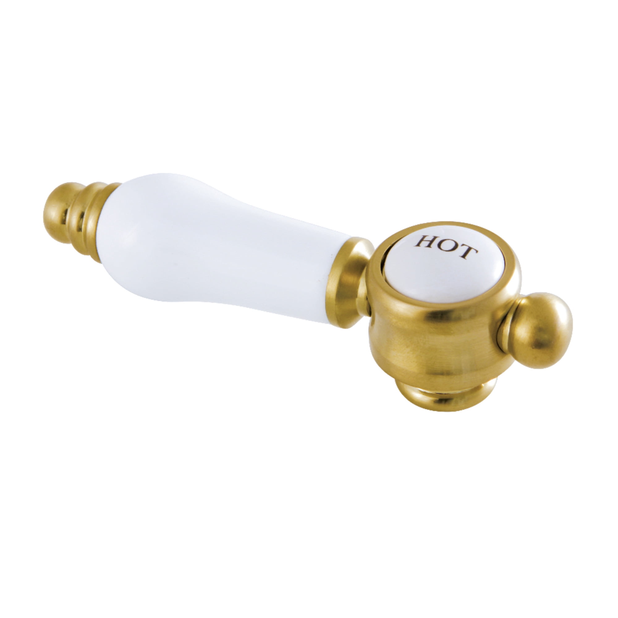 Kingston Brass KS1287BPL Bel-Air Double-Handle Wall-Mount Kitchen Faucet, Brushed Brass