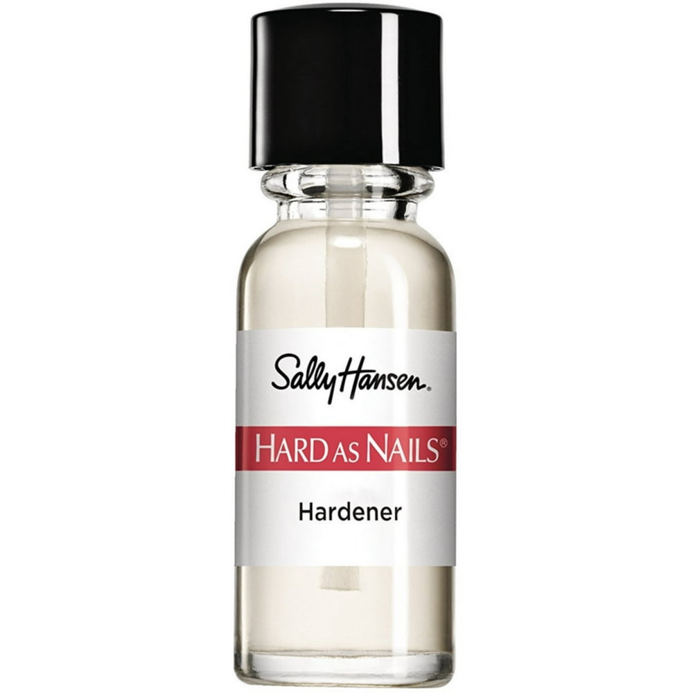2 Pack Sally Hansen Hard as Nails, Hardener Clear 0.45 oz Walmart