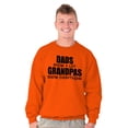 thumbnail image 3 of Dad Knows A lot Grandpa Everything Men's Big & Tall Crewneck Sweatshirt Brisco Brands 3X, 3 of 5