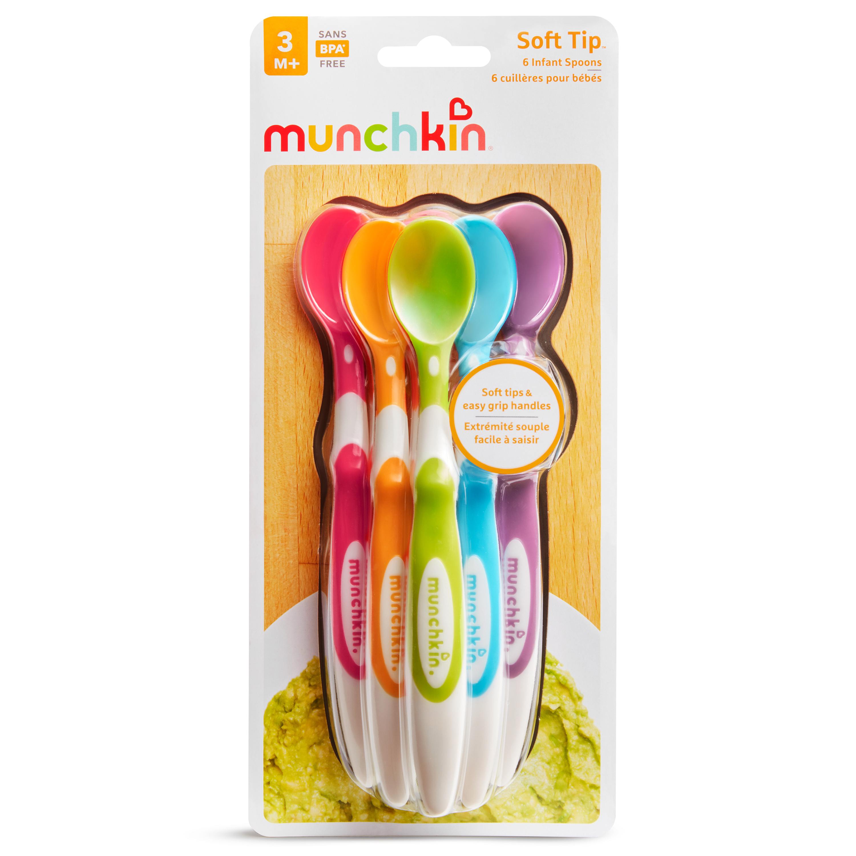 Munchkin® Soft Tip™ Infant Spoons, Multi-Color, 6 Pack, Unisex - image 5 of 6