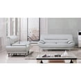 thumbnail image 2 of AE709-LG-LS Light Gray Color Love Seat with Faux Leather, 2 of 4
